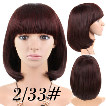 Dark Brown Short Bob Wig by Smart Wigs Sydney NSW Australia
